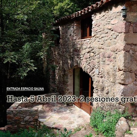 La Cabana Del Moli De La Plana Riudaura Bagian luar foto