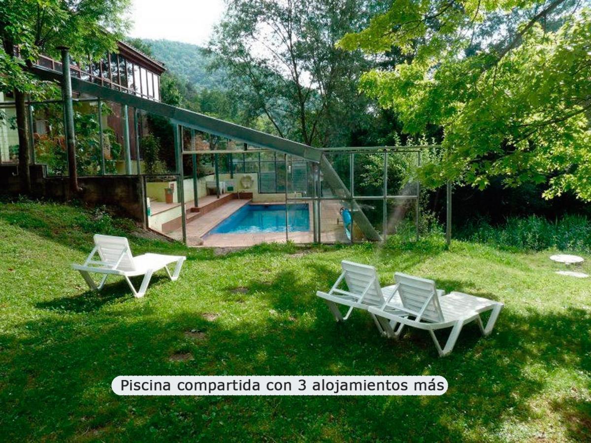 La Cabana Del Moli De La Plana Riudaura Bagian luar foto