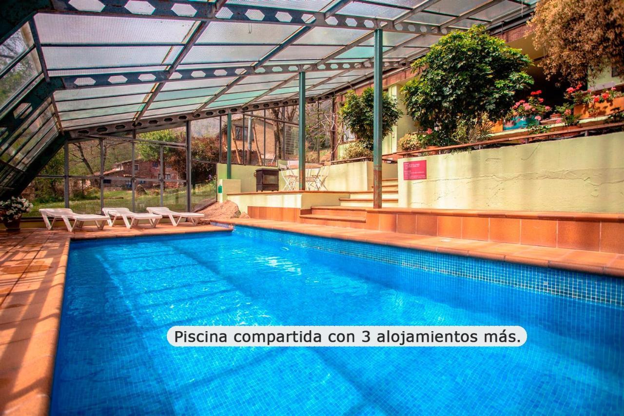 La Cabana Del Moli De La Plana Riudaura Bagian luar foto