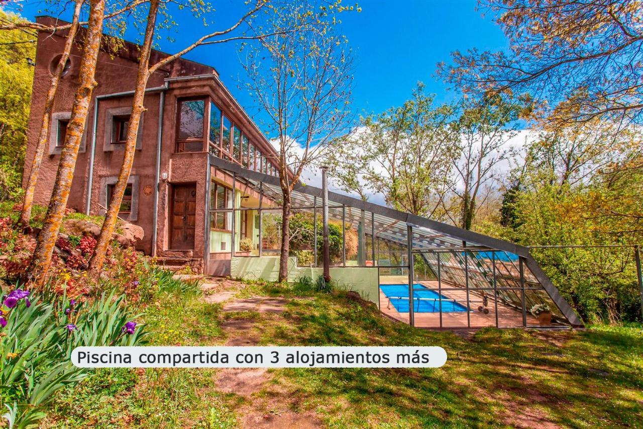 La Cabana Del Moli De La Plana Riudaura Bagian luar foto