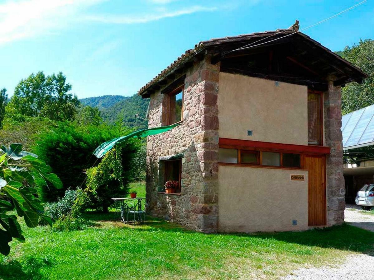 La Cabana Del Moli De La Plana Riudaura Bagian luar foto