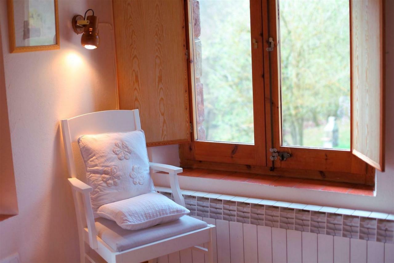 La Cabana Del Moli De La Plana Riudaura Bagian luar foto