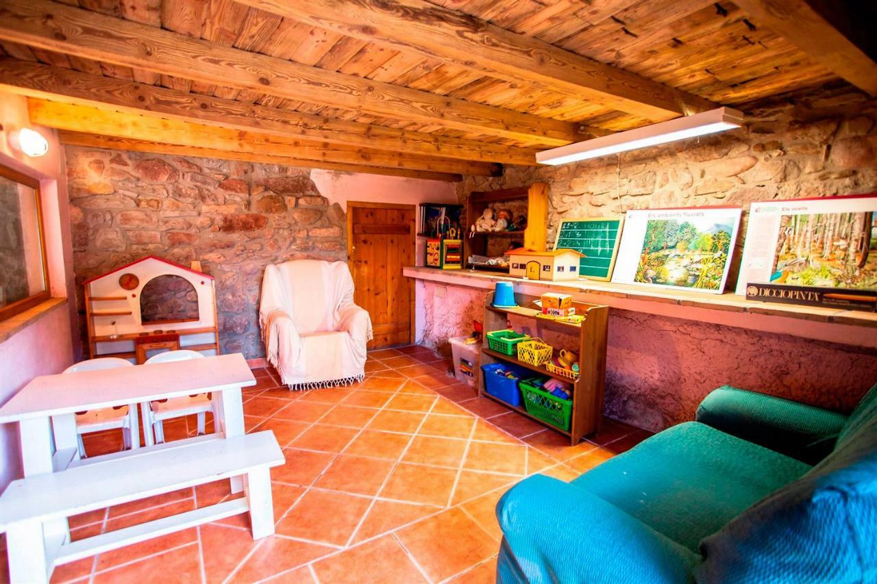 La Cabana Del Moli De La Plana Riudaura Bagian luar foto